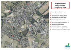 Accéder à la carte des emplacements